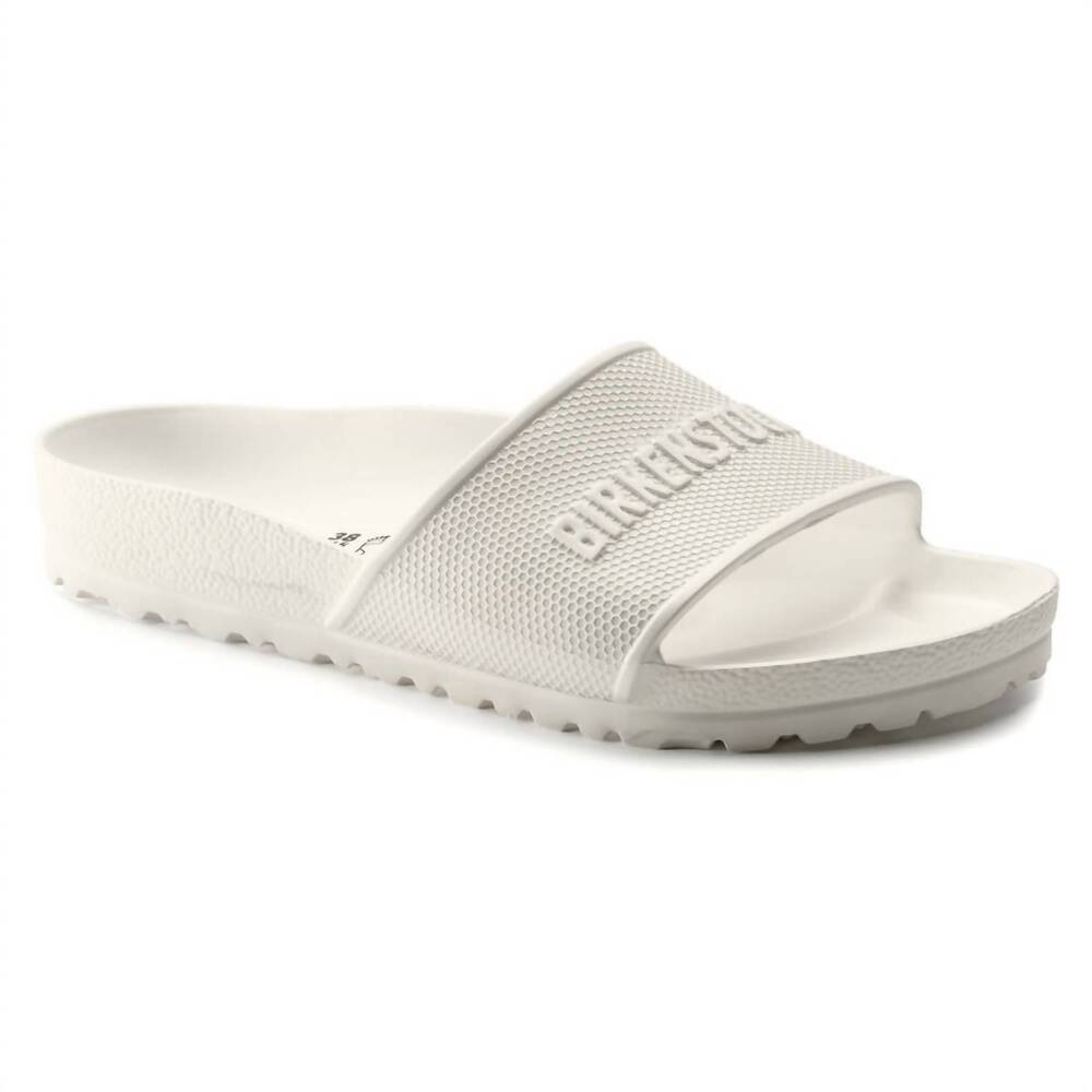 NEW BIRKENSTOCK men's barbados essentials eva sandal in white